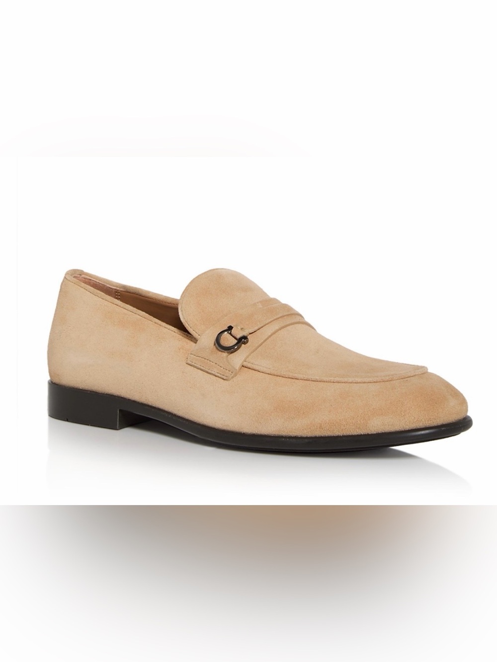 NIB FERRAGAMO Men's Desio Suede Loafers